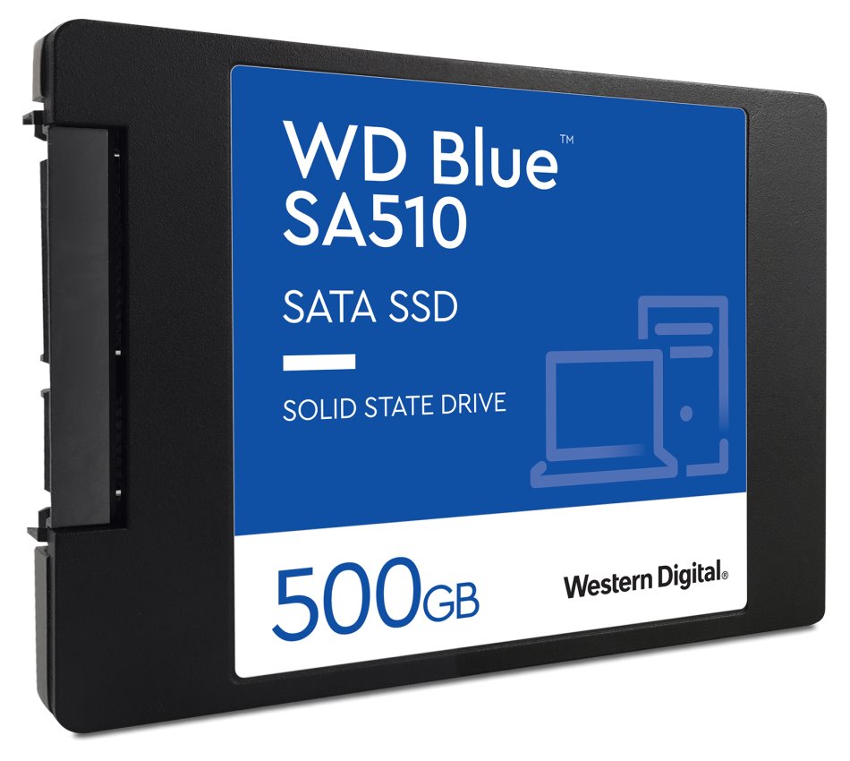 WD SSD BLUE SA510 500GB / WDS500G3B0A / SATA III / Interní 2,5" / 7mm