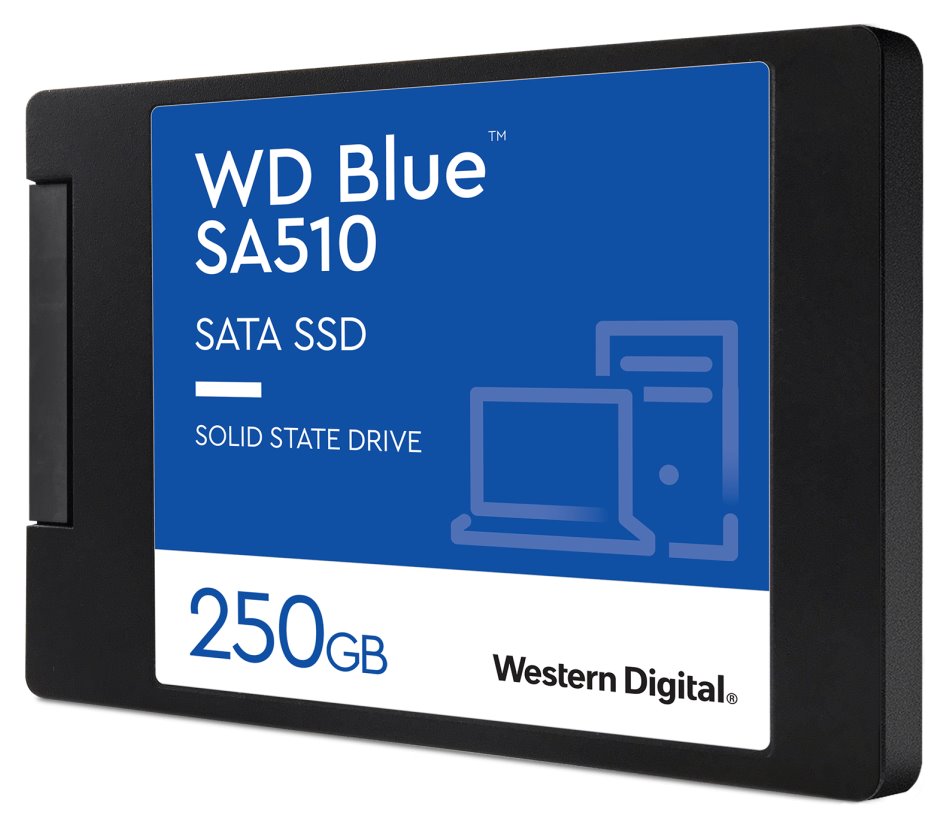 WD SSD BLUE SA510 250GB / WDS250G3B0A / SATA III / Interní 2,5" / 7mm