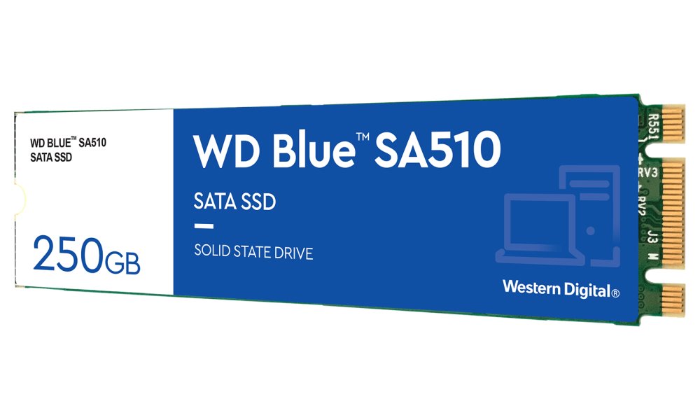 WD SSD BLUE SA510 250GB / WDS250G3B0B / M.2 SATA III / Interní / 2280