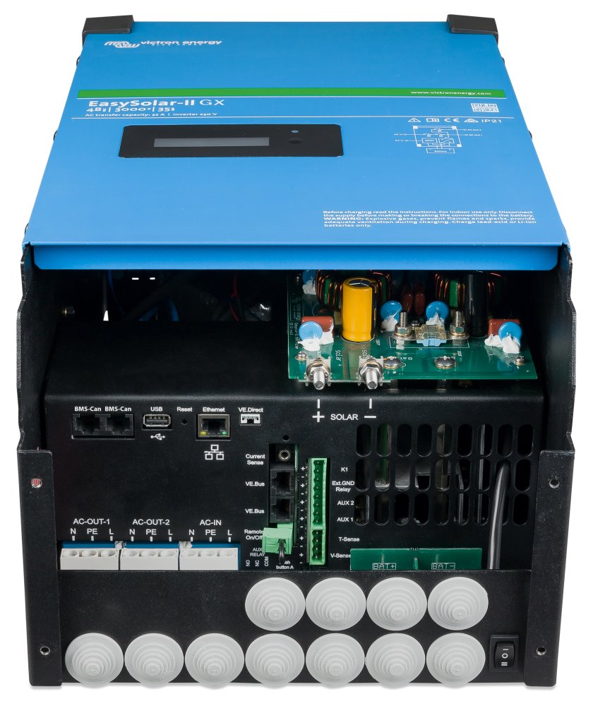 Victron EasySolar-II 48/3000/35-32 MPPT 250/70 GX Hybridní solární jednotka