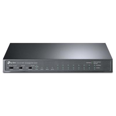 TP-Link TL-SL1311MP - stolní switch s 8 porty 10/100 Mbit/s, 3 gigabit porty a 8 porty PoE+