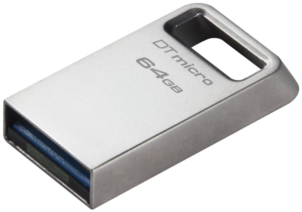 KINGSTON DataTraveler MICRO 64GB / USB 3.2 / kovové tělo