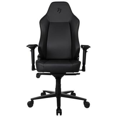 AROZZI herní židle PRIMO Full Premium Leather Black/ 100% přírodní italská kůže/ černá