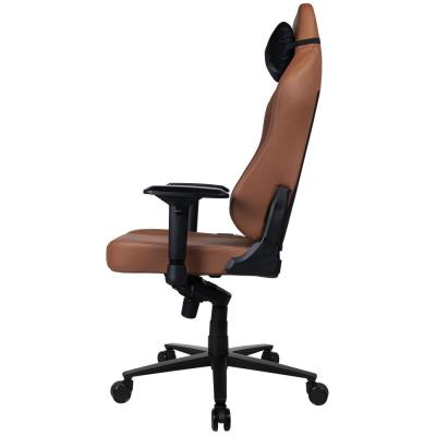 AROZZI herní židle PRIMO Full Premium Leather Brown/ 100% přírodní italská kůže/ hnědá