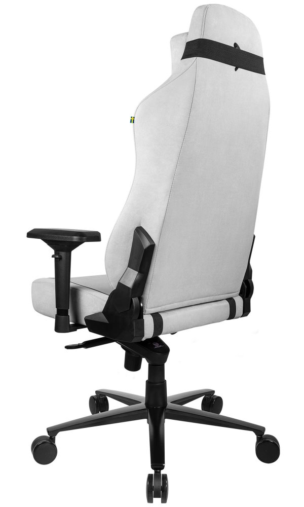 AROZZI herní židle VERNAZZA Supersoft Fabric Light Grey/ světle šedá