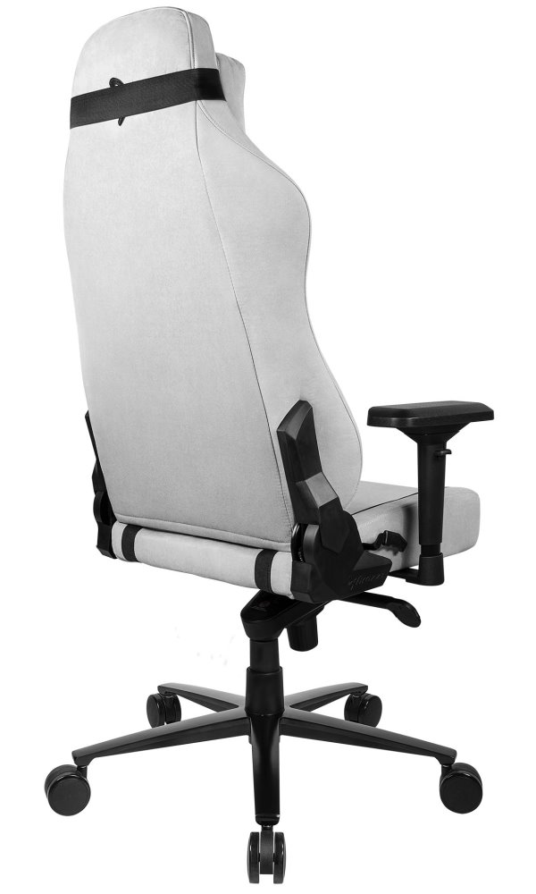 AROZZI herní židle VERNAZZA Supersoft Fabric Light Grey/ světle šedá