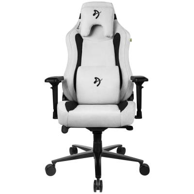 AROZZI herní židle VERNAZZA Supersoft Fabric Light Grey/ světle šedá