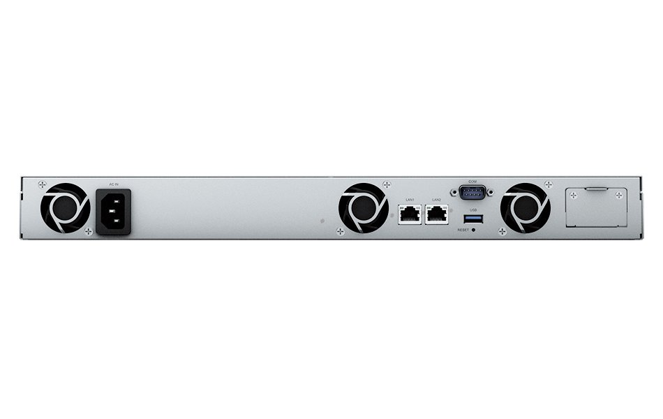 Synology RS422+   1U, 4x SATA, 2GB RAM, 1x USB 3.0, 2x GbE, 1x PCIe