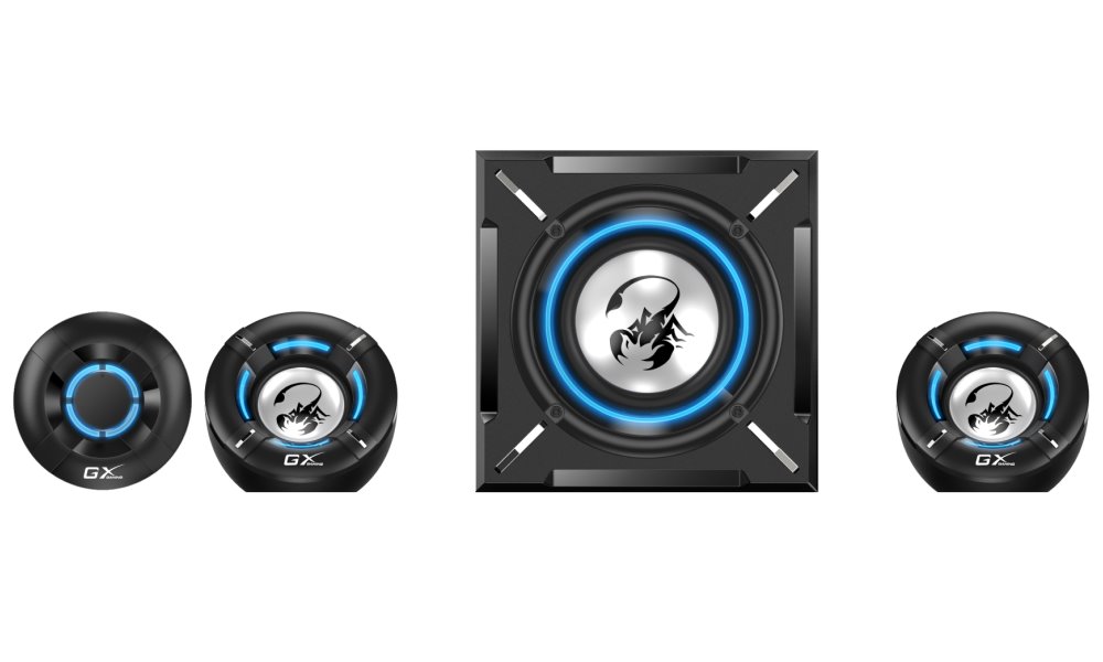 GENIUS repro GX GAMING SW-G2.1 1000/ 2.1/ 26W/ Černé