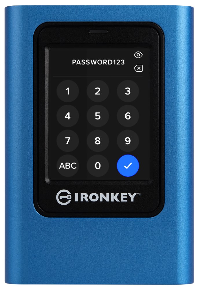 KINGSTON IronKey Vault Privacy 80 960GB SSD / externí SSD / USB-C 3.2 Gen1 / FIPS 197 s 256bitovým šifrování XTS-AES