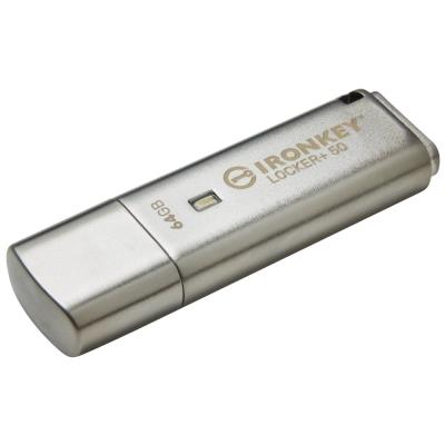 KINGSTON IronKey Locker+ 50  64GB / USB 3.2 / Šifrování XTS-AES