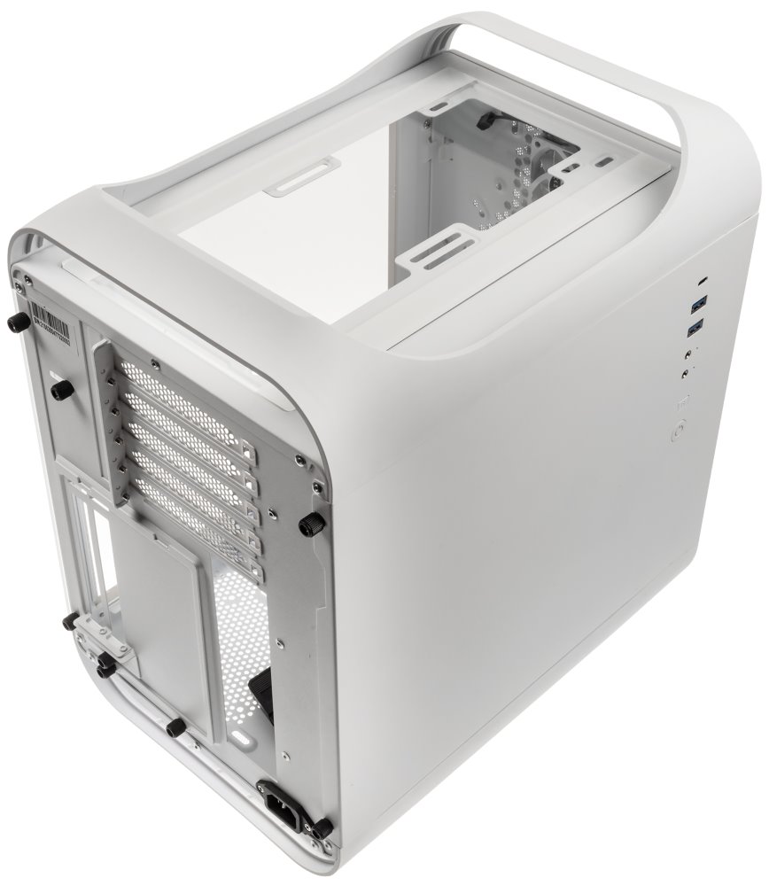 BitFenix skříň Prodigy M 2022 / mATX / 1x60mm +3x120mm ARGB fan / 2xUSB 3.0 / tvrzené sklo / bílá
