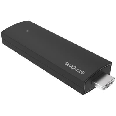 STRONG 4K Google TV stick SRT 41/ 4K Ultra HD/ H.265/ HDMI/ micro USB/ BT/ Wi-Fi/ Chromecast/ NETFLIX/ Android 11/ černý
