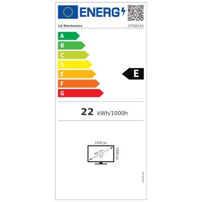 LG monitor 27TQ615S-PZ IPS webOS / 1920x1080 /8 bit/ 1000:1 / 250cd / 2xHDMI / Wifi / DVB-T/T2/DVB-C/DVB-S/S2 /DO černý