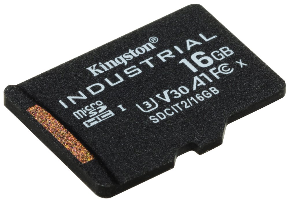 KINGSTON 16GB microSDHC / Industrial Temp / UHS-I / U3 / vč. adaptéru