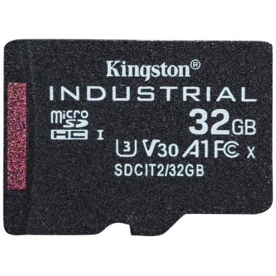 KINGSTON 32GB microSDHC / Industrial Temp / UHS-I / U3 / vč. adaptéru