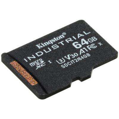 KINGSTON 64GB microSDXC / Industrial Temp / UHS-I / U3 / bez adaptéru