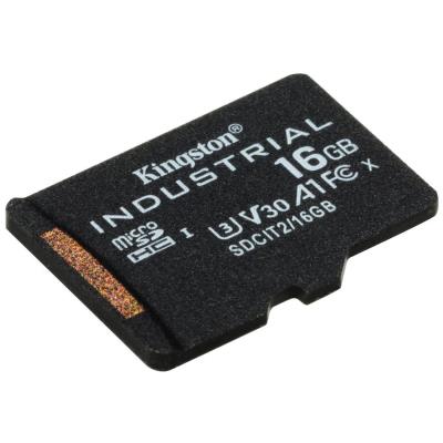 KINGSTON 16GB microSDHC / Industrial Temp / UHS-I / U3 / bez adaptéru