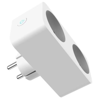 IMMAX NEO LITE SMART chytrá vnitřní 2 zásuvka s kolíkem (typ E)/ 16A/ Wi-Fi/ Google Assistant/ Amazon Alexa/ LIDL/ TUYA