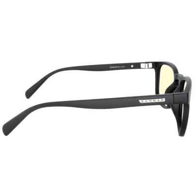 GUNNAR kancelářske/herní brýle OAKLAND ONYX * jantarová skla * BLF 65 * NATURAL focus