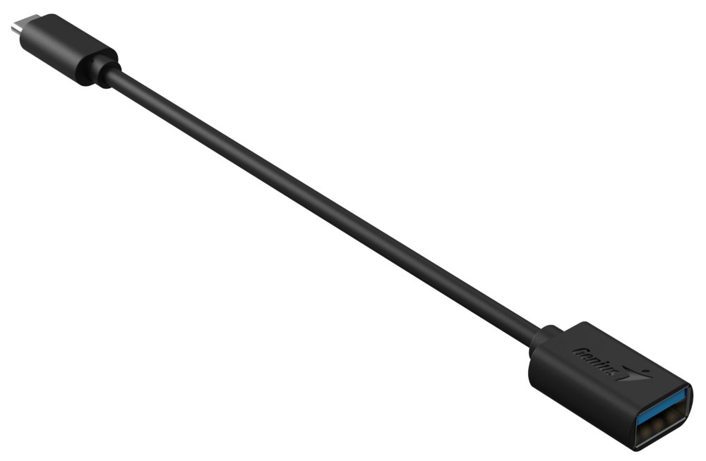GENIUS ACC-C2AC redukce z USB-C na USB-A, černá