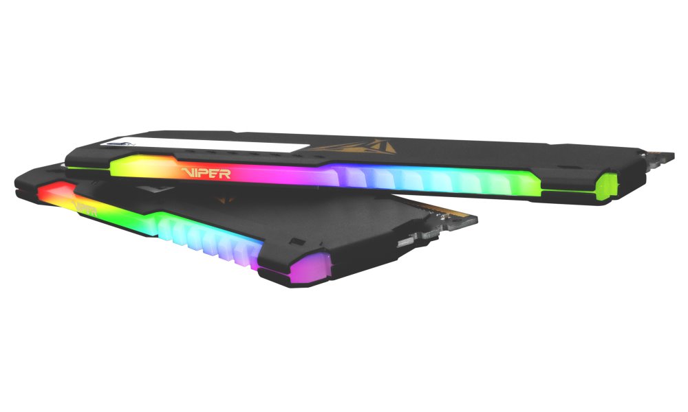 PATRIOT Viper Steel RGB 32GB DDR4 3200MHz / DIMM / CL16 / 1,35V / Heatshield / KIT 2x 16GB
