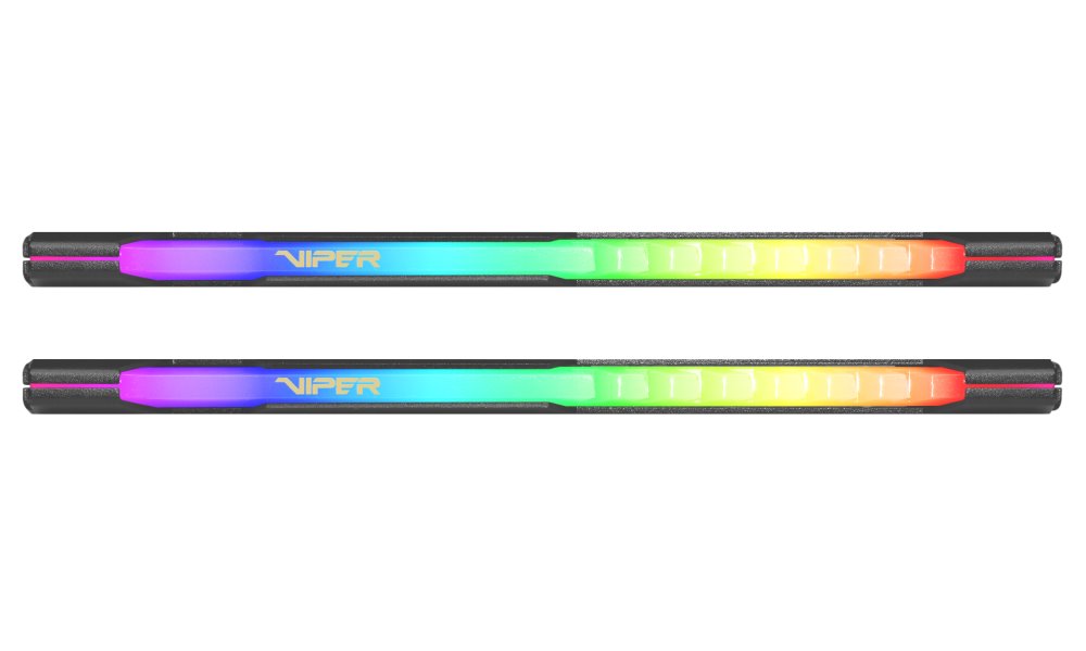 PATRIOT Viper Steel RGB 32GB DDR4 3600MHz / DIMM / CL18 / 1,35V / Heatshield / KIT 2x 16GB