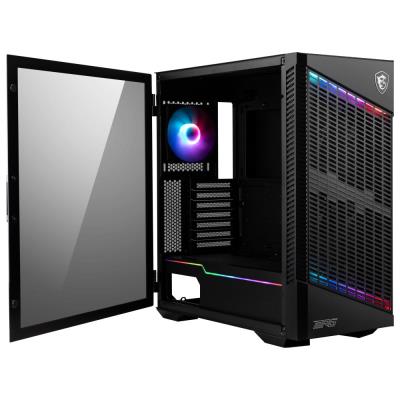 ROZBALENÉ - MSI skříň MPG VELOX 100P AIRFLOW/ bez zdroje/ levé temp. sklo/ 3x 120mm/ 1x 120mm ARGB/1x USB3.1 Type-C/2x US...