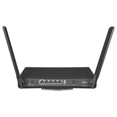 MikroTik C53UiG+5HPaxD2HPaxD, hAP ax3, 4x GbE, 1x 2.5 GbE, 2.4+5GHz Wi-Fi 6, USB 3.0, USB, PSU. L4