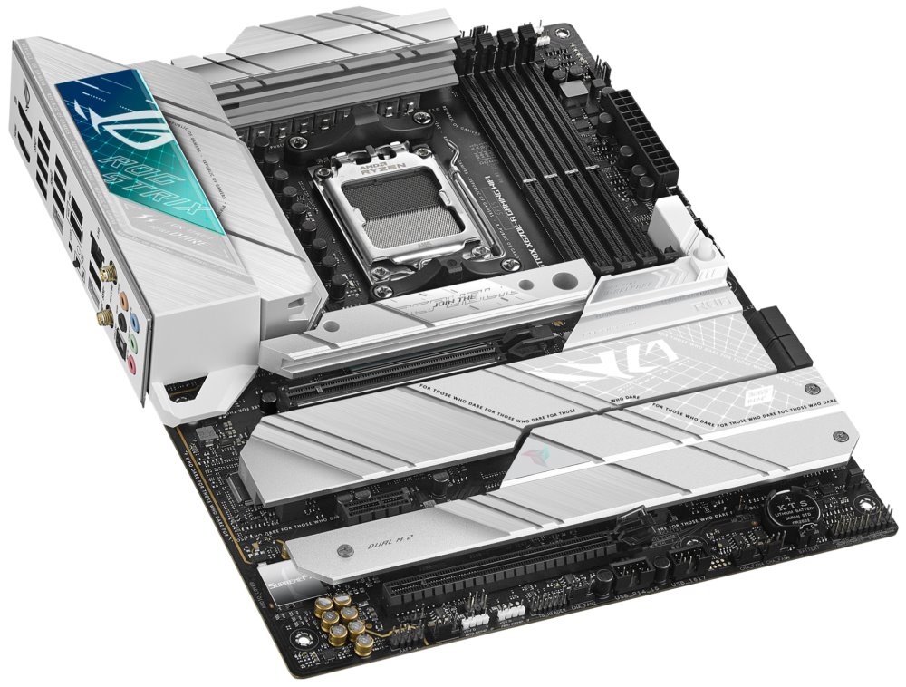 ASUS ROG STRIX X670E-A GAMING WIFI / AMD X670 / AM5 / 4x DDR5 / 4x M.2 / HDMI / DP / USB-C / WiFi / ATX