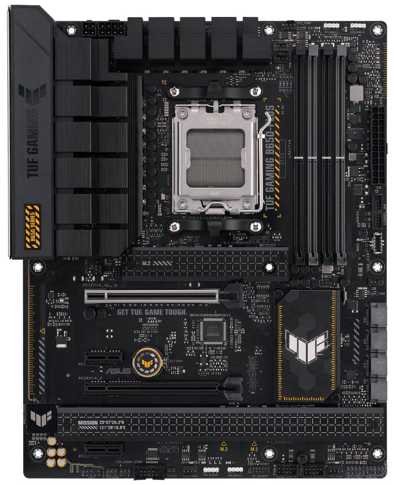 ASUS TUF GAMING B650-PLUS / AMD B650 / AM5 / 4x DDR5 / 3x M.2 / HDMI / DP / USB-C / ATX