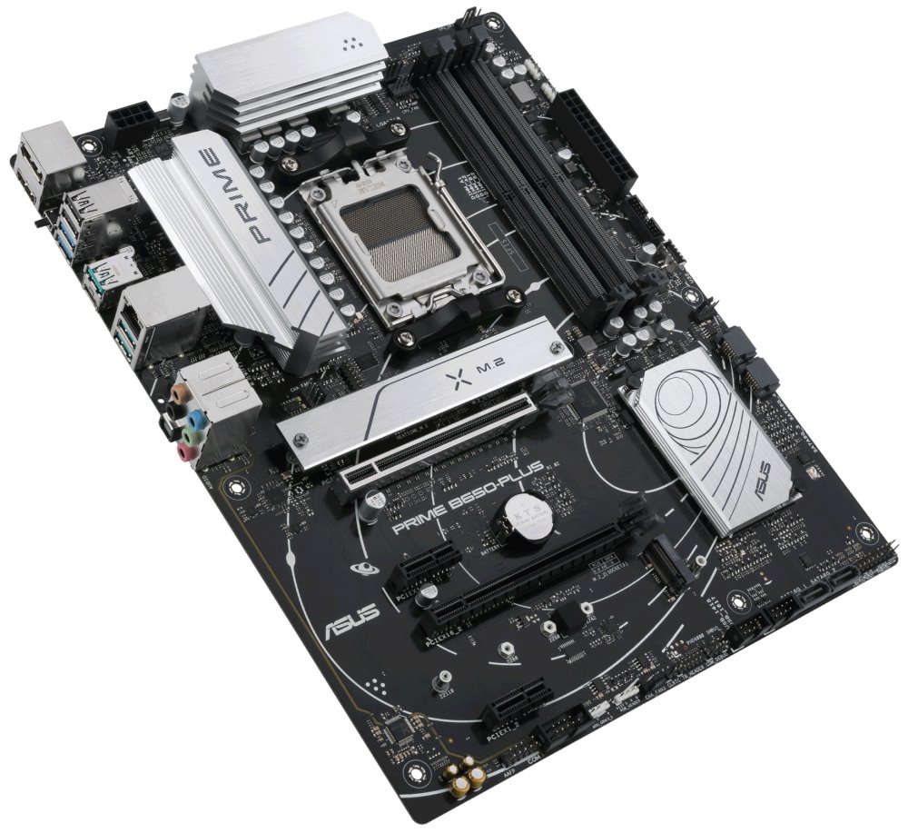 ASUS PRIME B650-PLUS / AMD B650 / AM5 / 4x DDR5 / 2x M.2 / HDMI / DP / USB-C / ATX