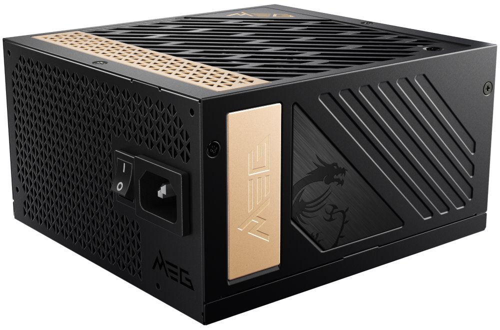 MSI zdroj MEG Ai1300P PCIE5/ 1300W/ ATX3.1/ akt. PFC/ 10 let záruka/ 120mm ventilátor/ modulární/ 80PLUS Platinum