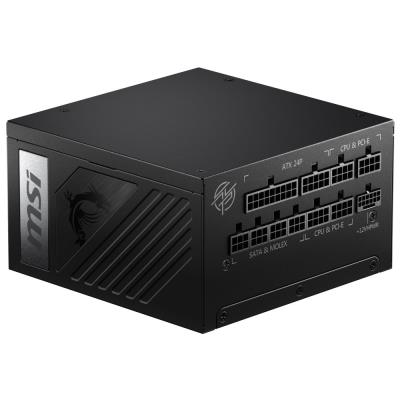MSI zdroj MPG A850G PCIE5/ 850W/ ATX3.1/ akt. PFC/ 10 let záruka/ 135mm ventilátor/ plně modulární/ 80PLUS Gold