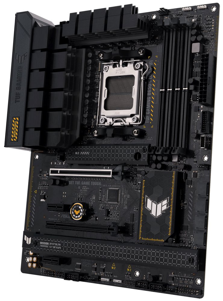 ASUS TUF GAMING B650-PLUS WIFI / AMD B650 / AM5 / 4x DDR5 / 3x M.2 / HDMI / DP / USB-C / WiFi / ATX