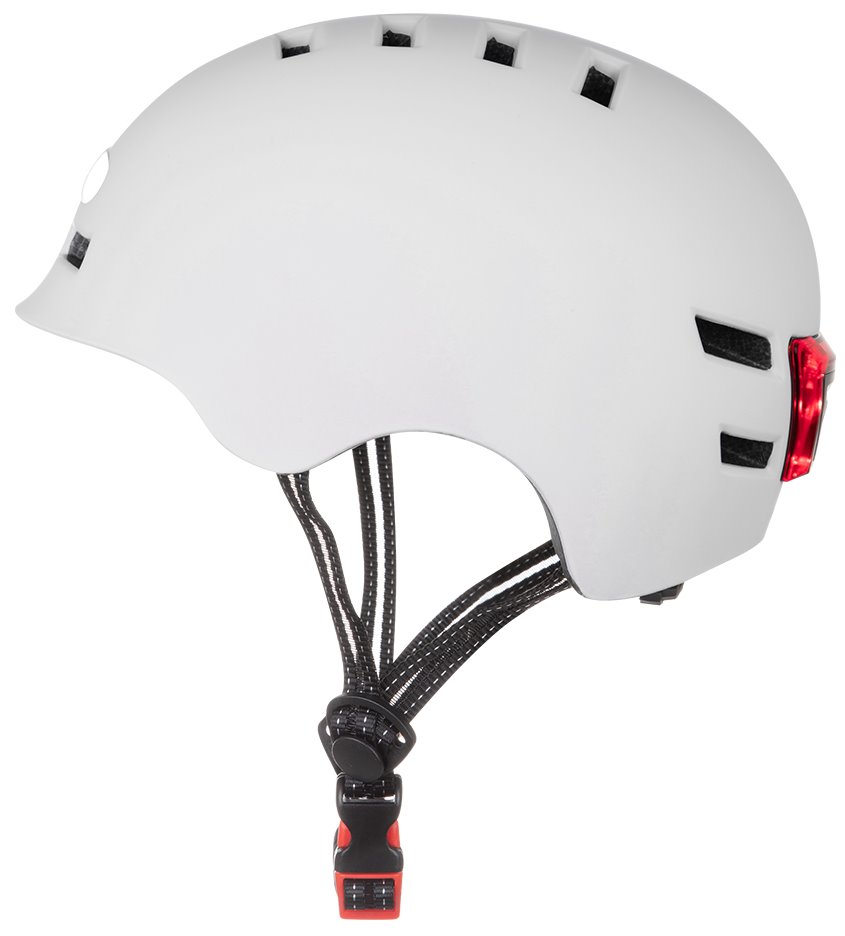 BLUETOUCH bezpečnostní helma s LED/ velikost L/ bílá