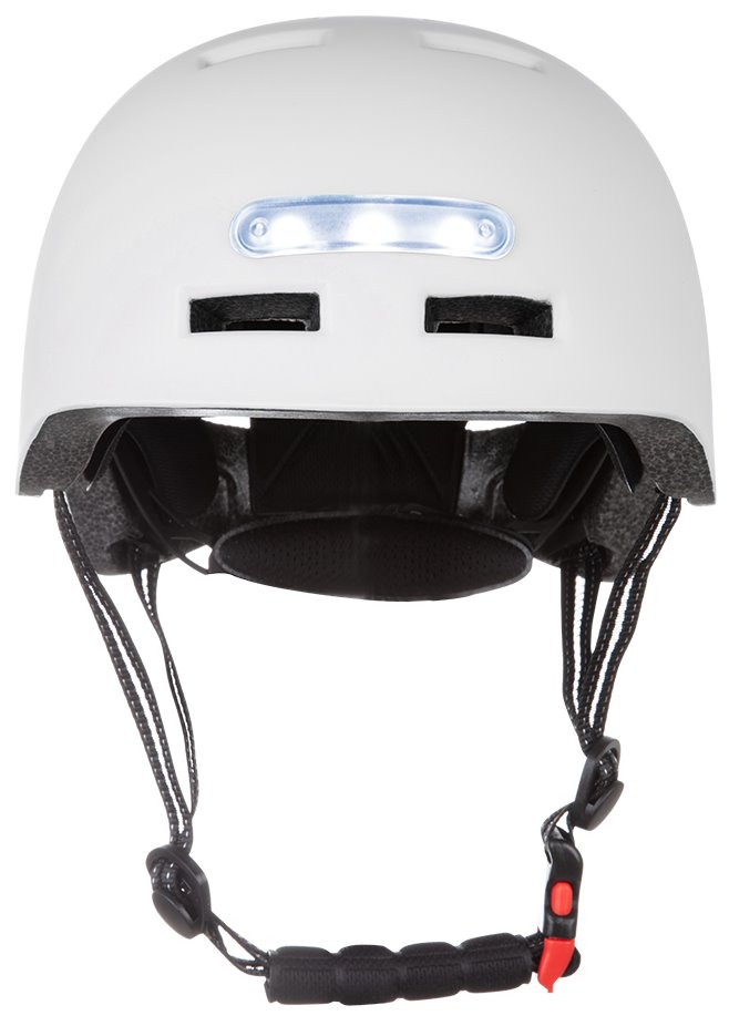 BLUETOUCH bezpečnostní helma s LED/ velikost L/ bílá