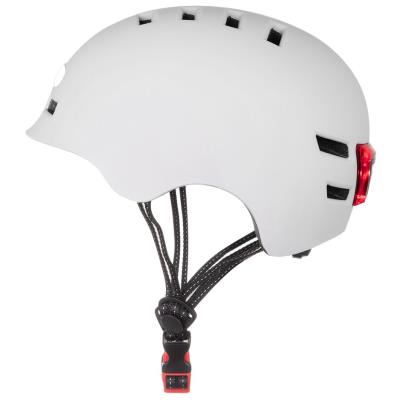 BLUETOUCH bezpečnostní helma s LED/ velikost M/ bílá