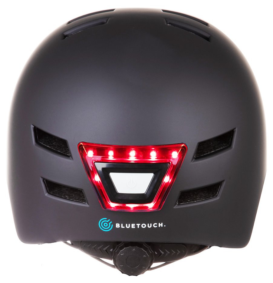 BLUETOUCH bezpečnostní helma s LED/ velikost L/ černá