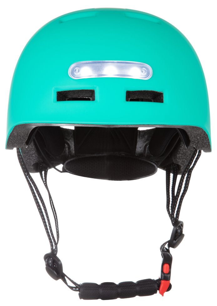 BLUETOUCH bezpečnostní helma s LED/ velikost M/ modrá