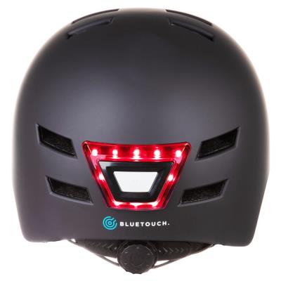 BLUETOUCH bezpečnostní helma s LED/ velikost L/ černá