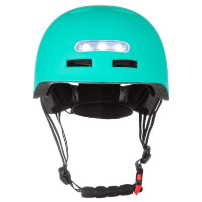 BLUETOUCH bezpečnostní helma s LED/ velikost M/ modrá