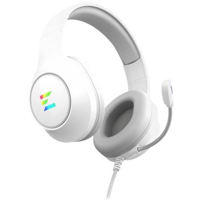 Zalman headset ZM-HPS310 RGB / herní / náhlavní / drátový / 7.1 / USB / bílý