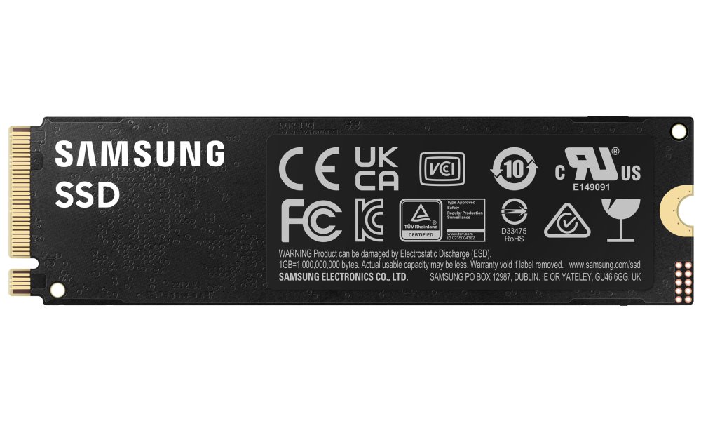SAMSUNG 990 PRO 1TB SSD / M.2 2280 / PCIe 4.0 4x NVMe / Interní