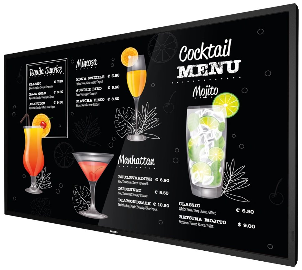 PHILIPS displej 54,6" 55BDL3117P / P-Line/ VA/ 4K UHD/ 60Hz/ 8ms/ 24/7