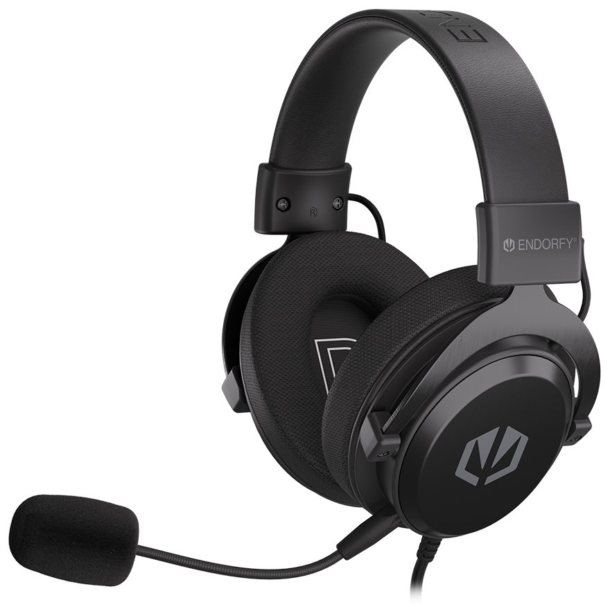Endorfy headset VIRO Infra / drátový / s mikrofonem / 3,5mm jack / černý