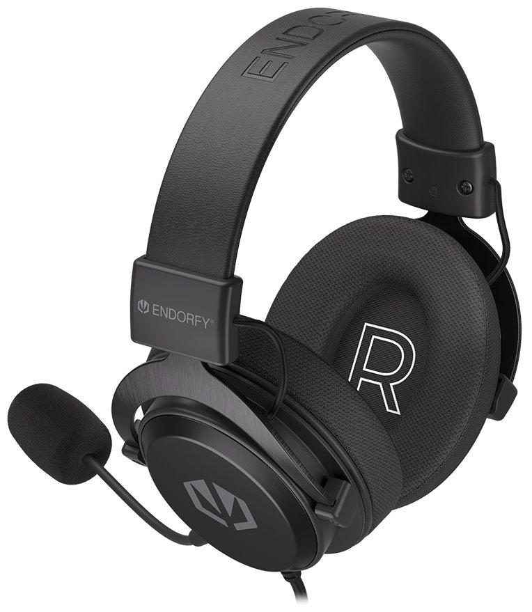 Endorfy headset VIRO Infra / drátový / s mikrofonem / 3,5mm jack / černý