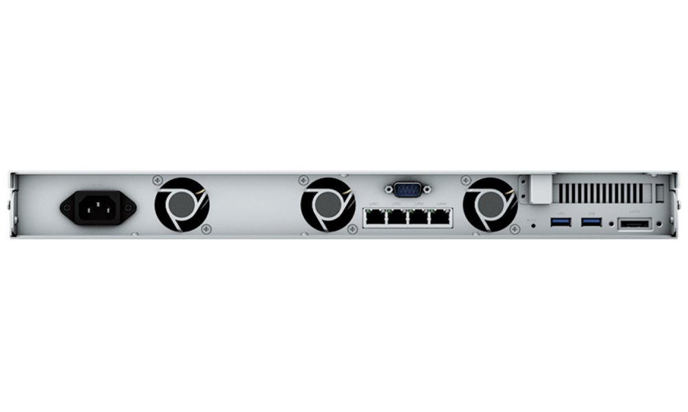 Synology RS822+   1U, 4x SATA, 2GB RAM, 2x USB 3.0, 4x GbE, 1x PCIe, 1x eSATA