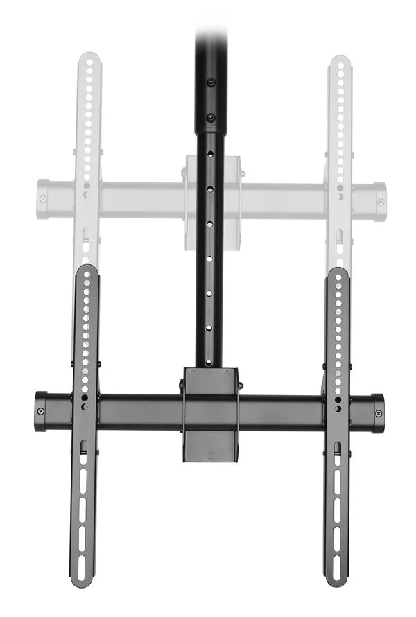 Neomounts Select NM-C440BLACK/Držák displeje/na strop/32-65"/náklon/rotace/nast.výšky/VESA 400X400/nosn. 50kg/černý
