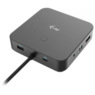 i-tec dokovací stanice/ 2x USB-C/ 2x USB 2.0/ 3x USB 3.0/ HDMI/ 2x DP/ LAN/ Power Delivery 100 W + univ. nabíječka 100 W